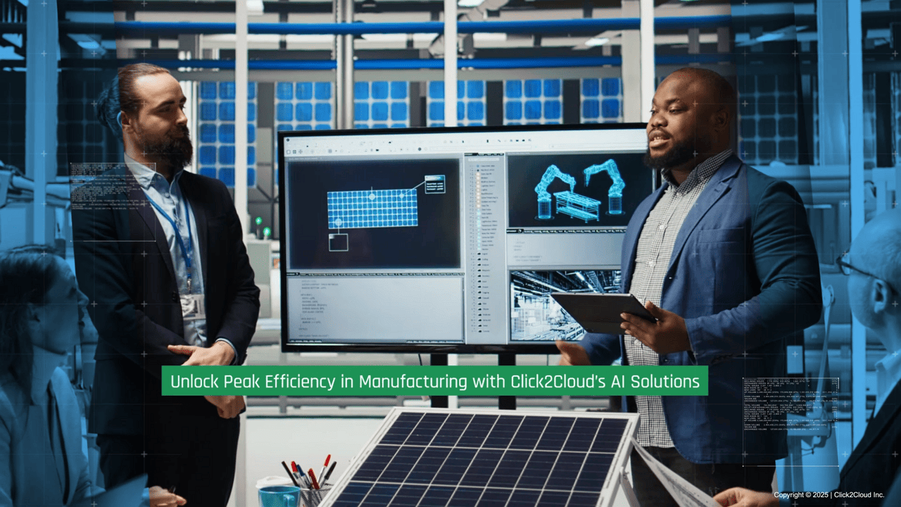 Unlock Peak Efficiency in Manufacturing with Click2Cloud’s AI Solutions-Click2Cloud